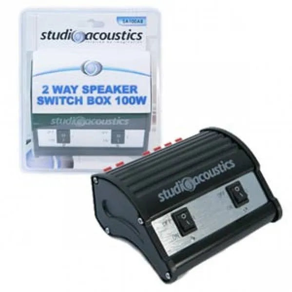 Studio Acoustics SA100AB 200W 2-Way Speaker Switch Box - Single