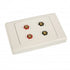 Studio Acoustics SA4BJP Two Speaker Wall Plate - Single