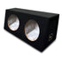 DNA SB10D | 10" Dual Subwoofer Enclosure - Carpeted Black MDF Box