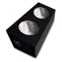 DNA SB10D | 10" Dual Subwoofer Enclosure - Carpeted Black MDF Box