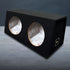DNA SB10D | 10" Dual Subwoofer Enclosure - Carpeted Black MDF Box