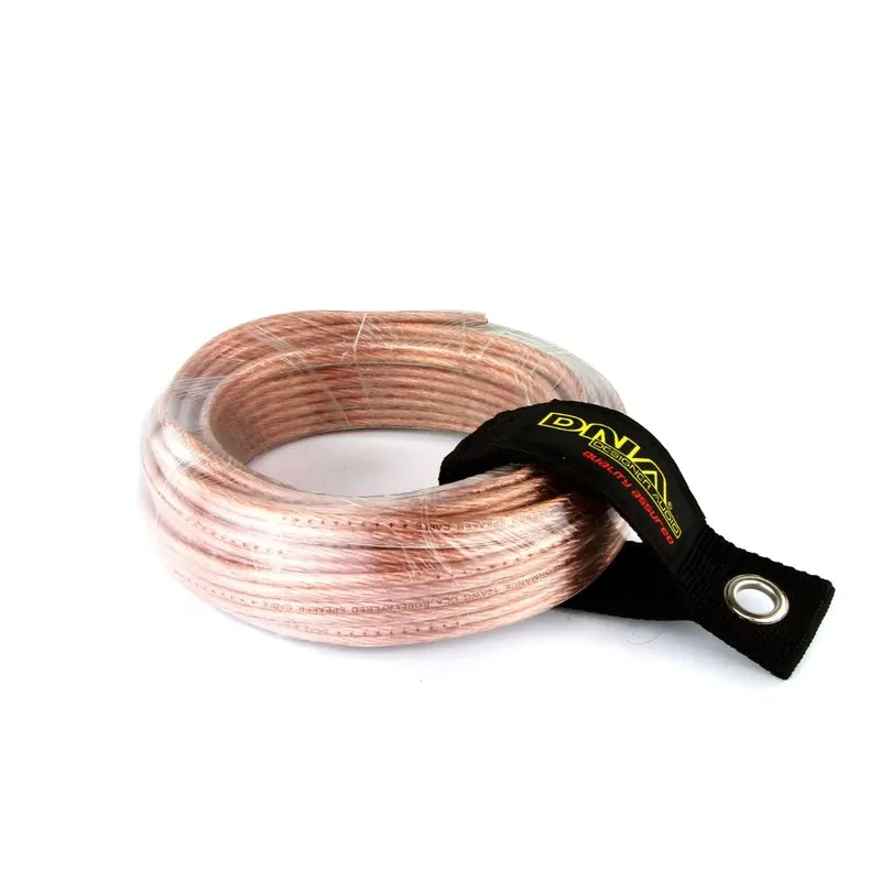 DNA Audio SC12-12M 12-Gauge Clear Speaker Cable – 12 Metres | Pro-Grade Audio Wiring