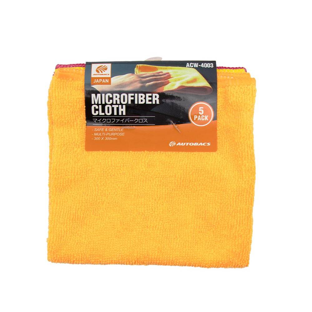 Autobacs ACW-4003 Microfibre Cloth 5 Pack