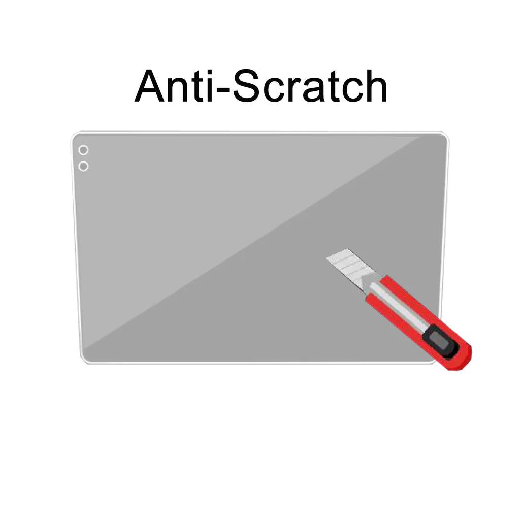 CAC SCRP3 9" 10" Navigation Tempered Glass Screen Protector Anti Fingerprints Car Stereo Protective Film