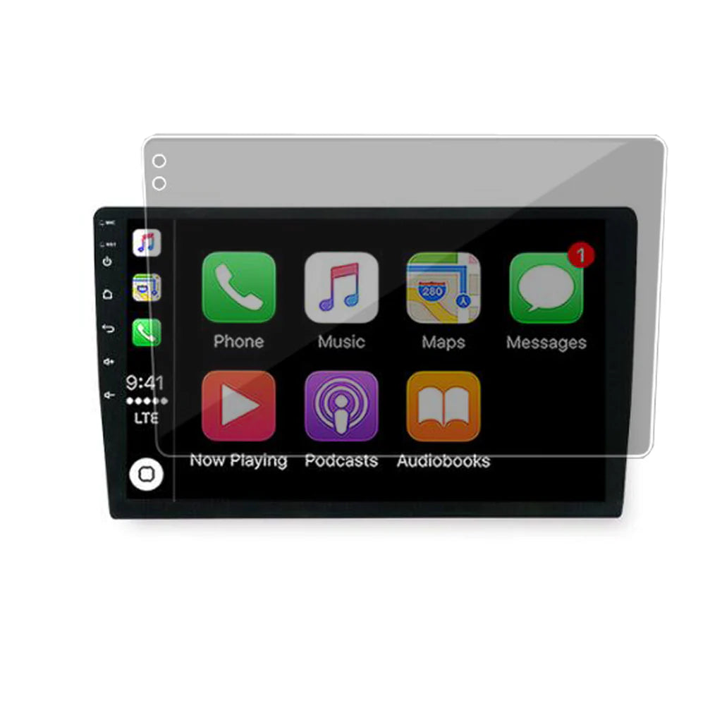 CAC SCRP3 9" 10" Navigation Tempered Glass Screen Protector Anti Fingerprints Car Stereo Protective Film