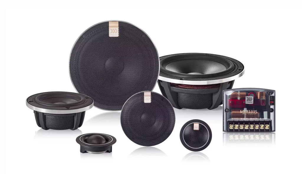 Morel SENSUS 63 - 3-Way 6.5" Woofer (no grills), 4" Mid, 28mm Tweeter