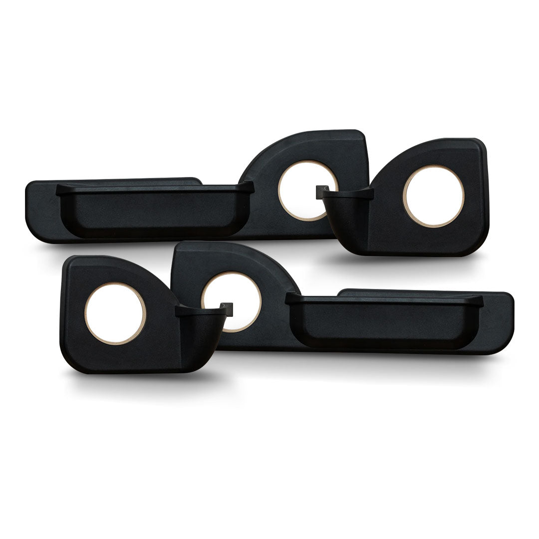 Cruiser Consoles Front and Rear Speaker Pods 6.5" Black (Set of 4 Doors) | SETPOD7065BLACK