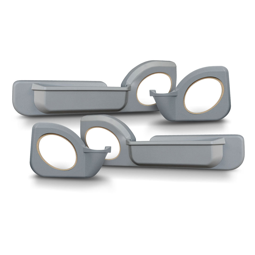 Cruiser Consoles Front and Rear Speaker Pods 6x9" Grey (Set of 4 Doors) | SETPOD7069GREY