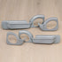 Cruiser Consoles Front and Rear Speaker Pods 6x9" Grey (Set of 4 Doors) | SETPOD7069GREY