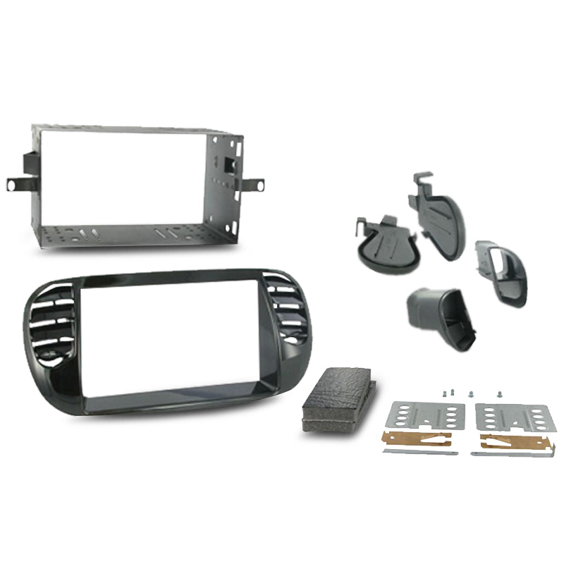 Stinger SFDFI03 Double DIN Radio Fascia Kit Suits Fiat 500 2008-2015