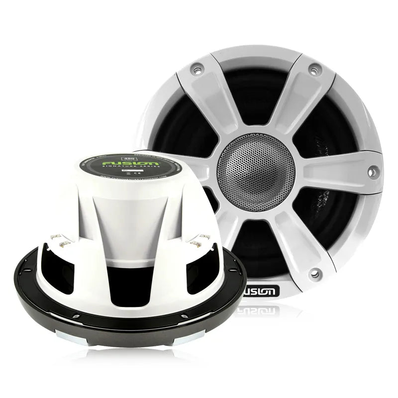 Fusion SG-FL77SPW - 7.7" 280 WATT Coaxial Sports White Marine Speaker with LEDs