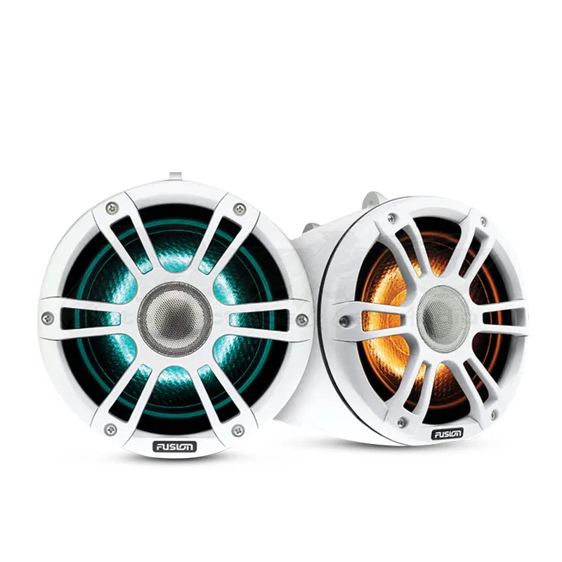 Fusion SG-FLT882SPW Signature Series 3 8.8" Sports White Marine Wake Tower Speakers - Pair