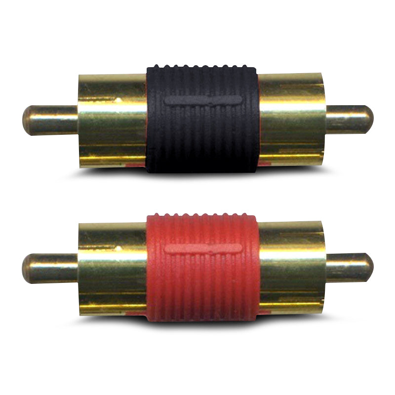 Stinger SGI21 Male To Male RCA Adapters - Pair