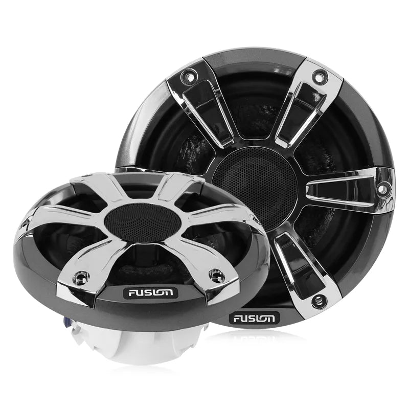 Fusion SG-SL10SPC 10" 450 WATT Sports Chrome Marine Subwoofer with LEDs