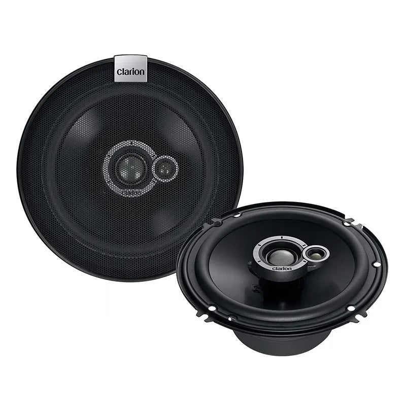 Clarion SH1634R SH Series 6.5" 370W 3-Way Multiaxial Speaker - Pair