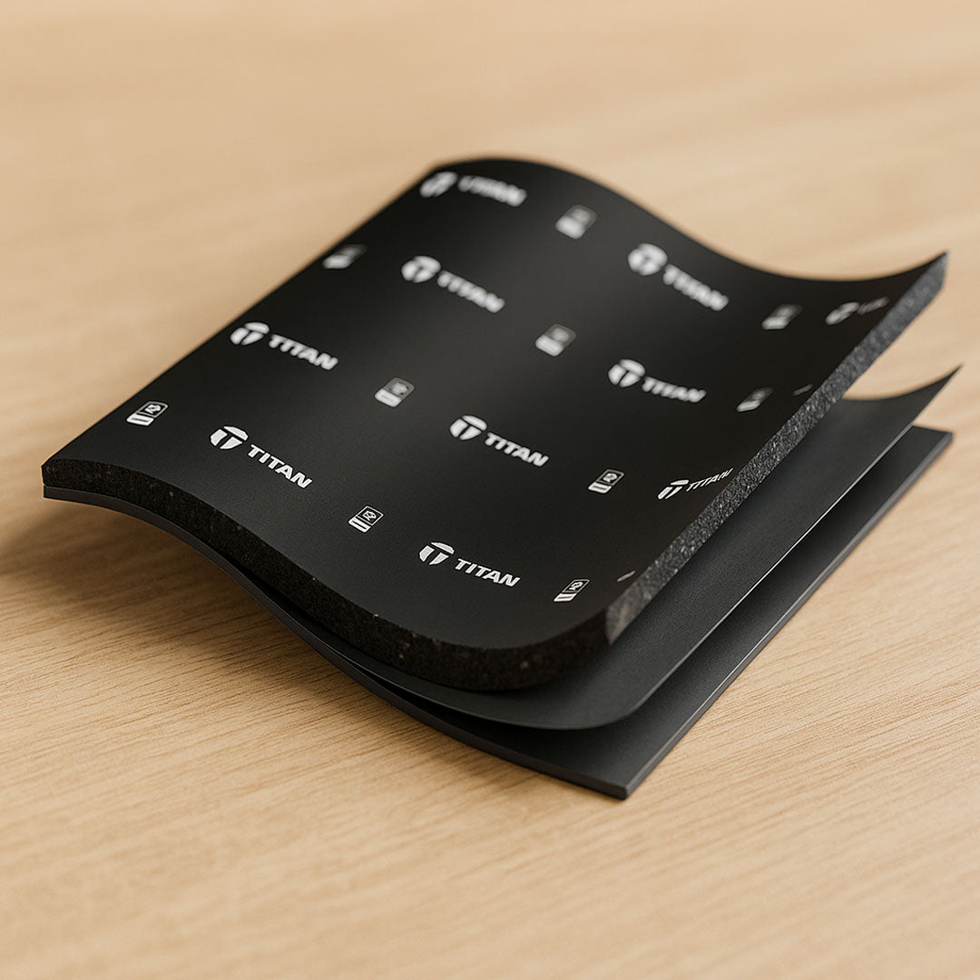 TITAN SHIELD MAX | 3-Layer Acoustic & Vibration Dampening Mat | Premium Sound Deadening Car