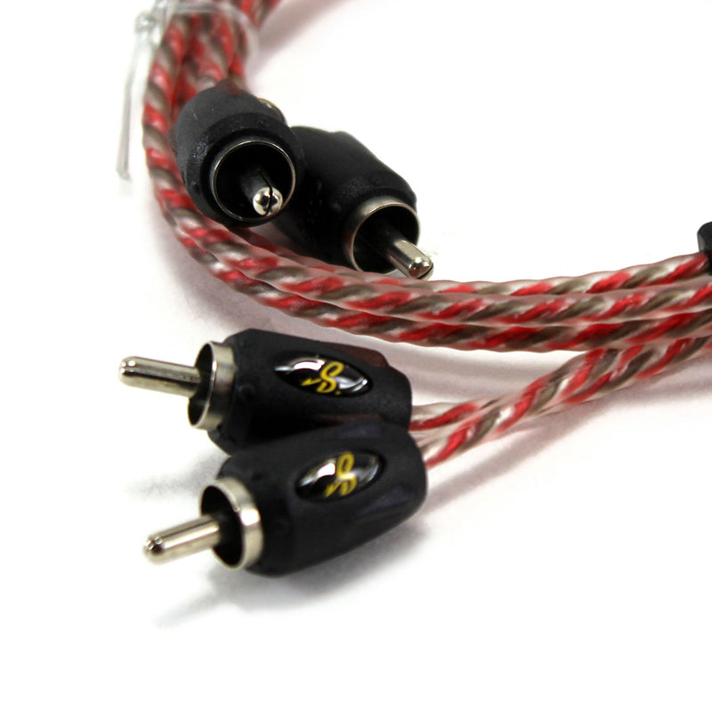 Stinger SI4220 6m 4000 Series 2 Channel RCA Interconnects