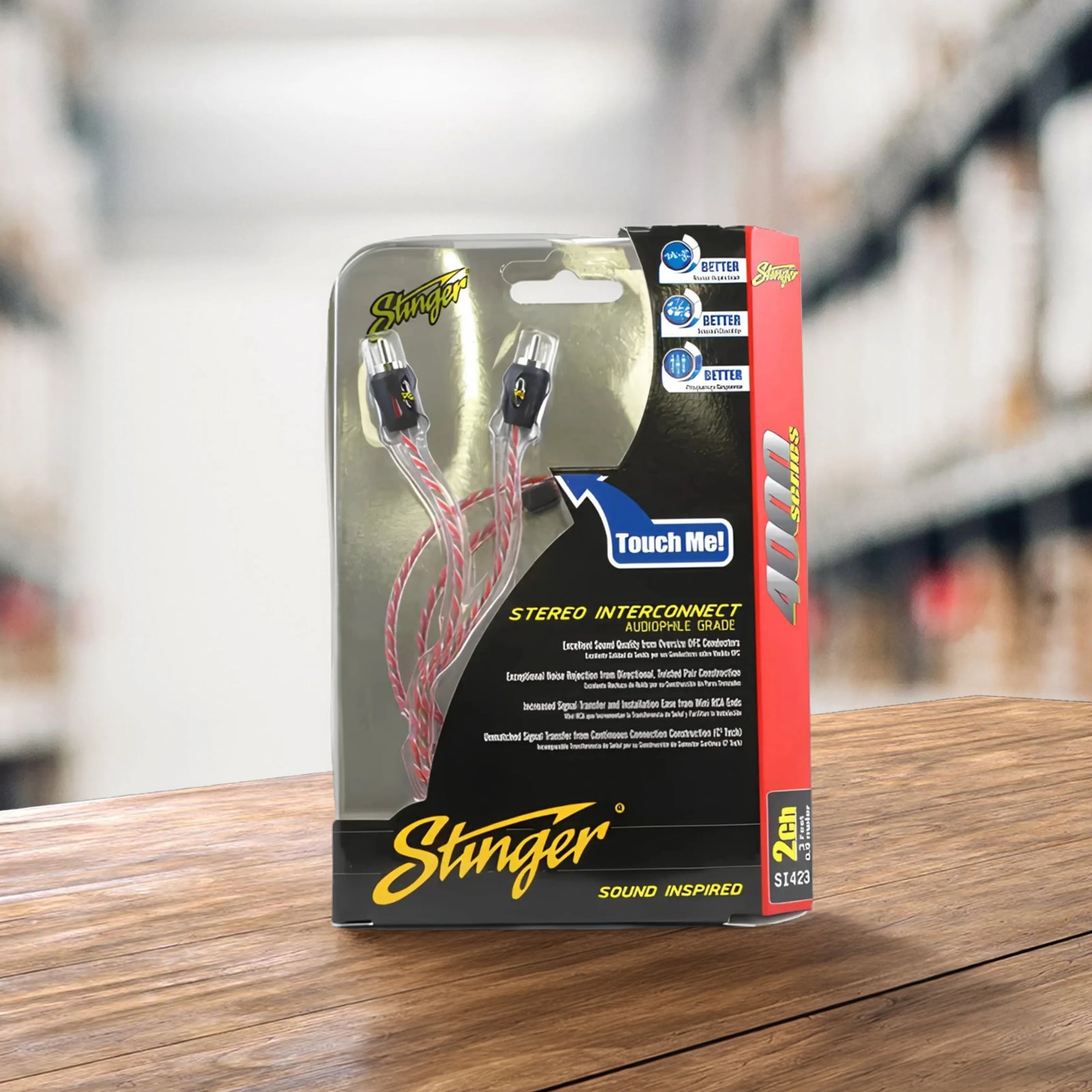 Stinger SI423 .90m 4000 Series 2 Channel RCA Interconnects