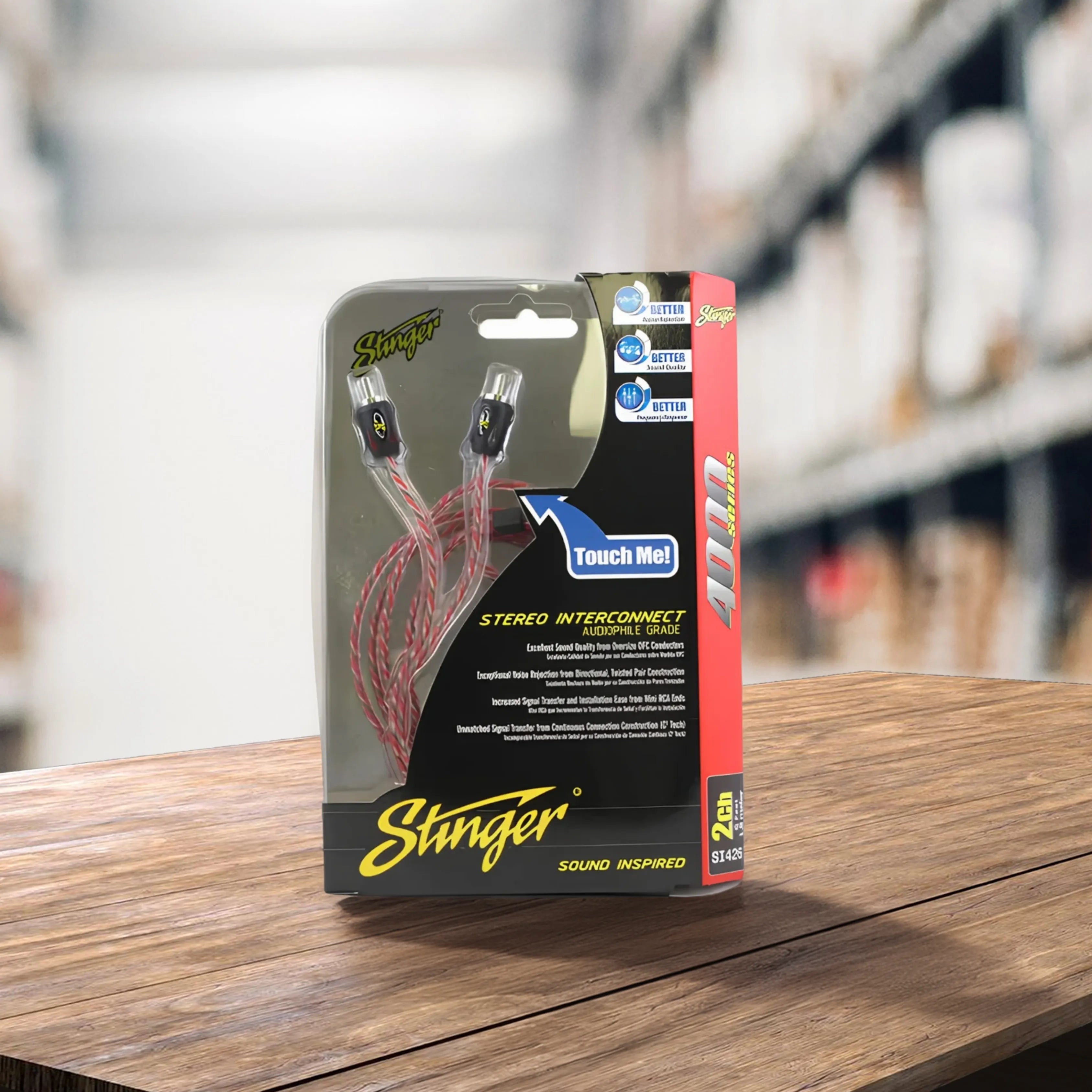 Stinger SI426 1.8m 4000 Series 2 Channel RCA Interconnects