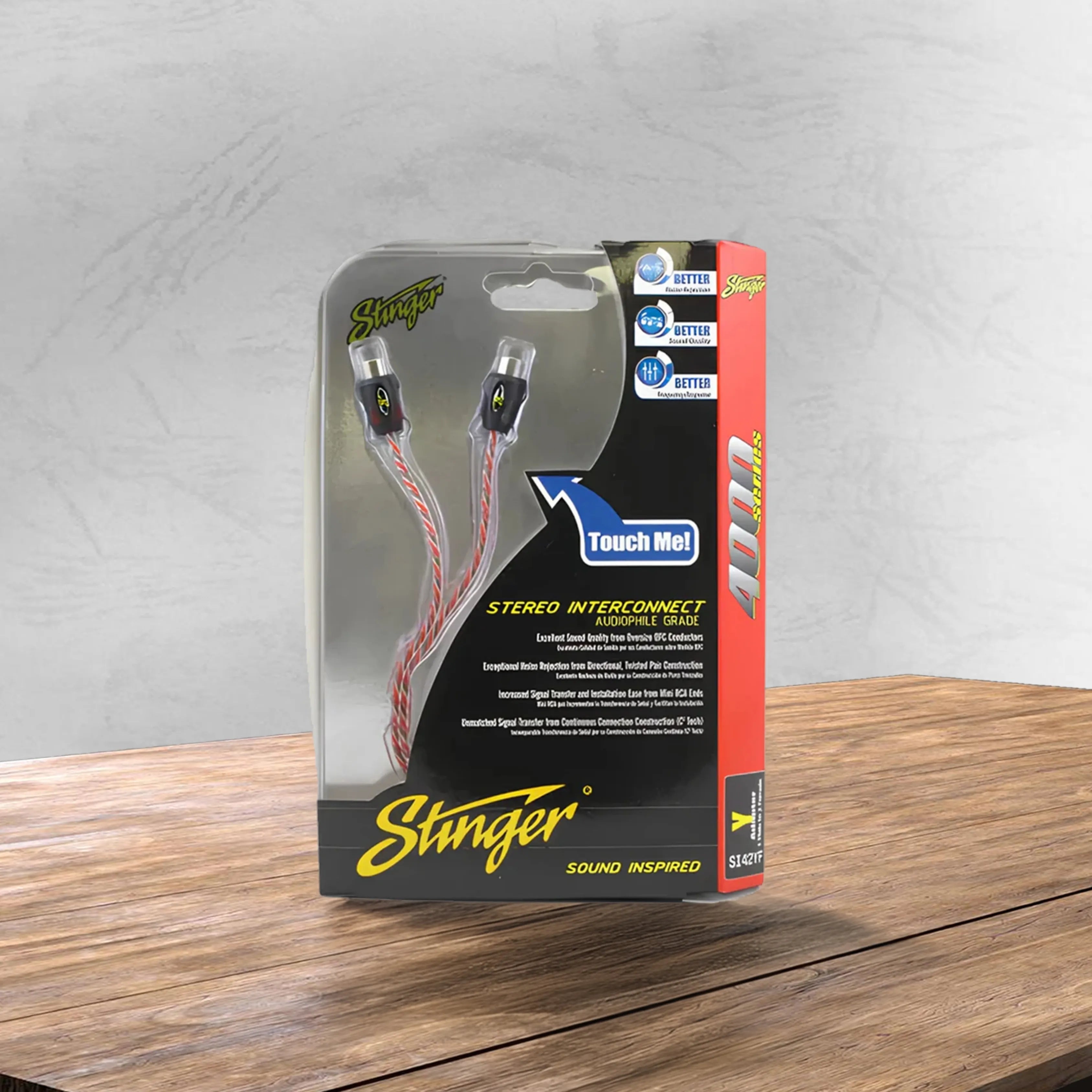 Stinger SI42YF 2-Channel 4000 Series 2 Female To 1 Male RCA Y-Adapter Cable