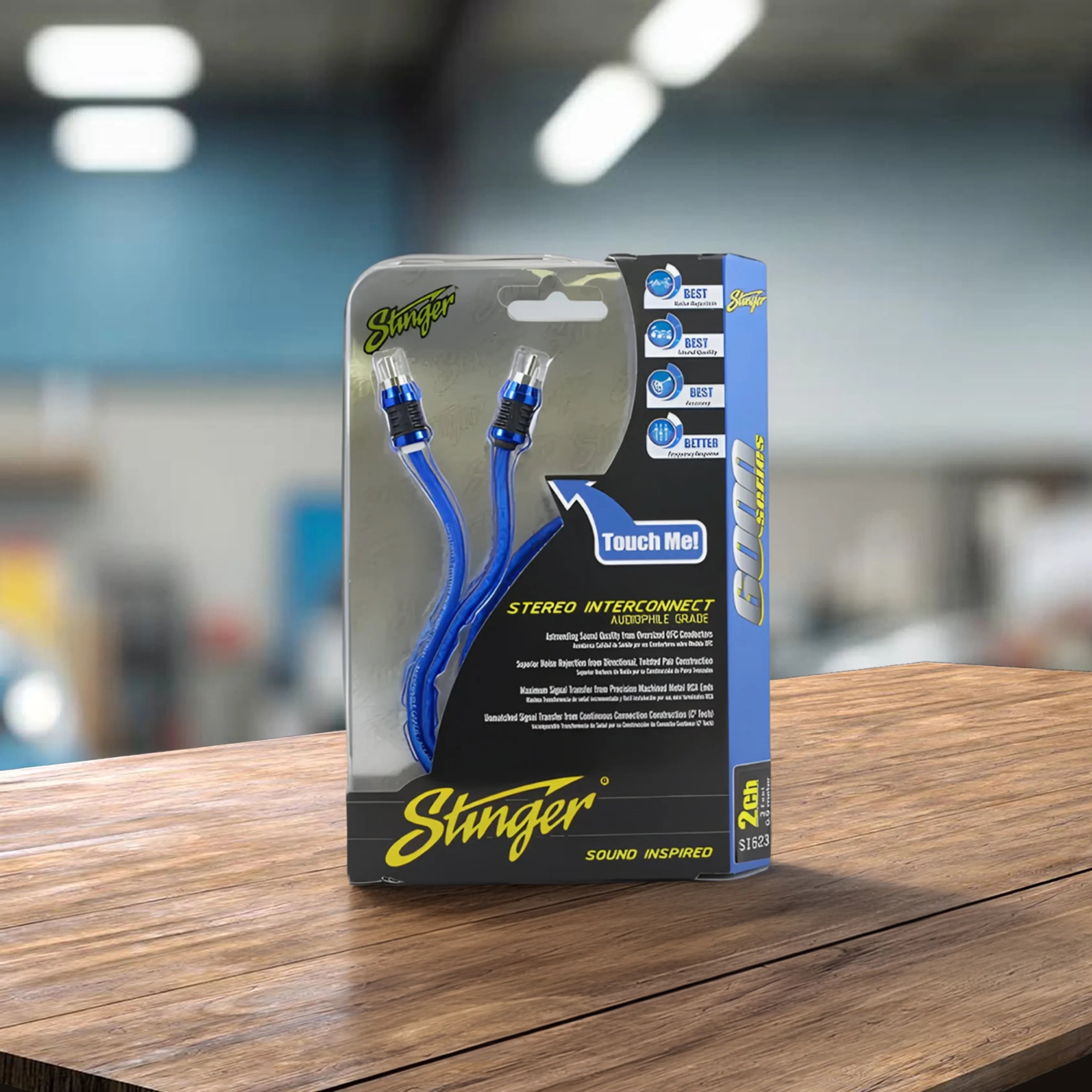 Stinger SI623 .90M 6000 Series 2-Channel Shielded Directional Interconnects