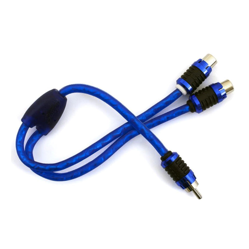 Stinger SI62YF 2-Channel 6000 Series 2-Female To 1-Male RCA Y Splitter