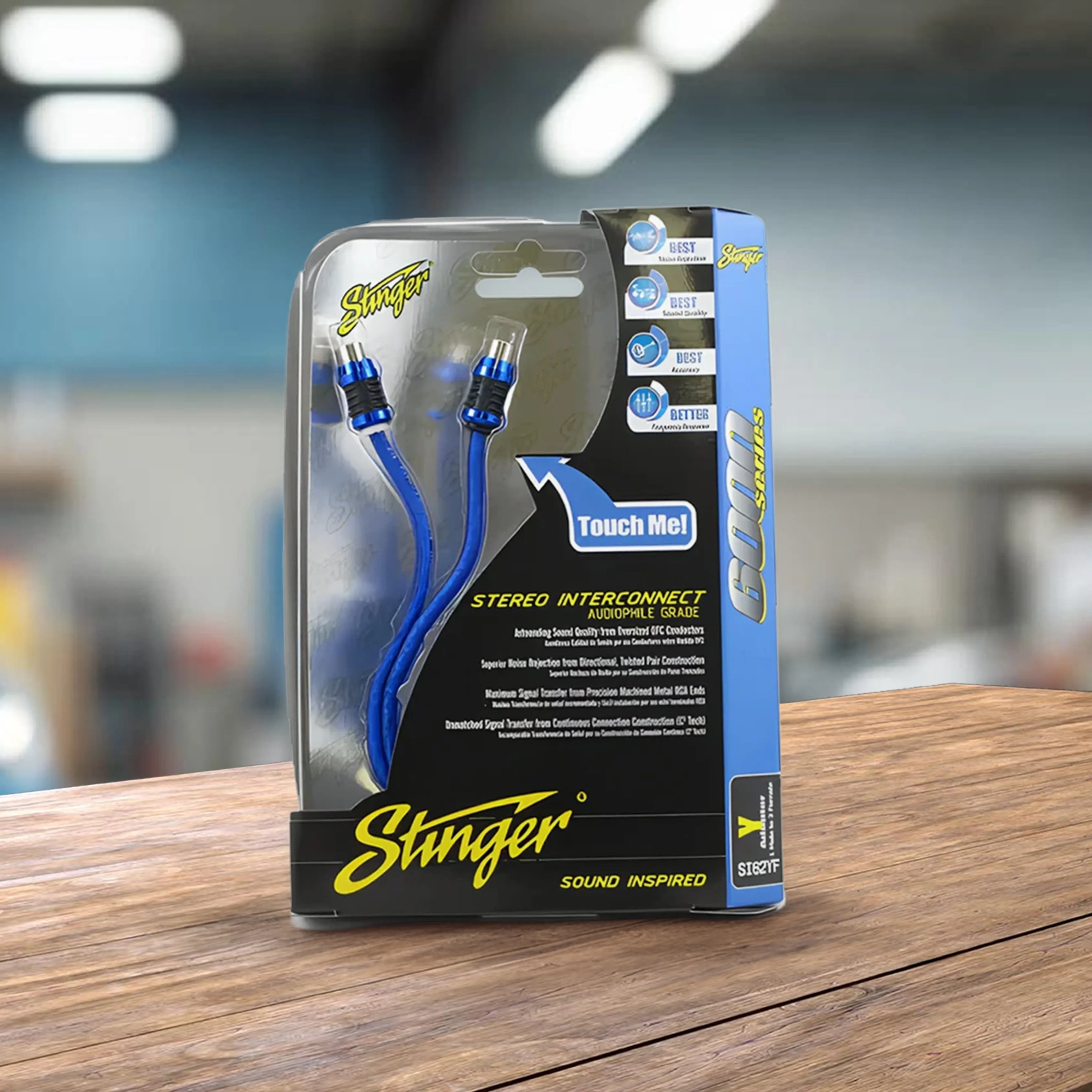 Stinger SI62YF 2-Channel 6000 Series 2-Female To 1-Male RCA Y Splitter