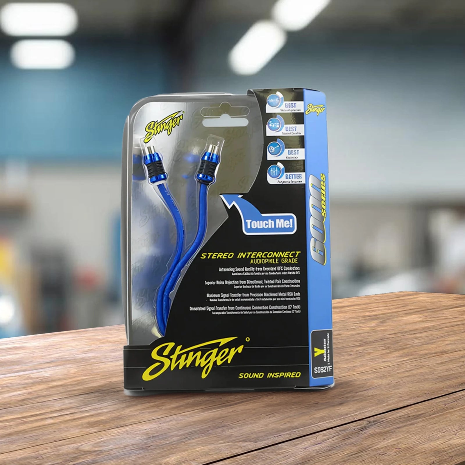 Stinger SI62YF 2-Channel 6000 Series 2-Female To 1-Male RCA Y Splitter