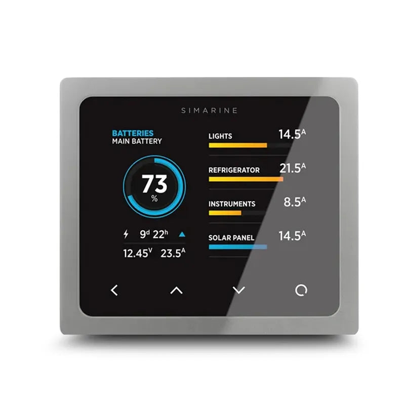 Simarine SI-PICO-4 Pico Display Panel Mount - Silver