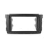 Double DIN fascia panel with mounting brackets for Smart Car ForTwo