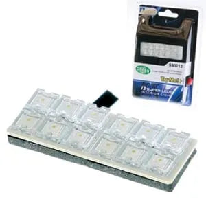 Aerpro SMD12G 12X Super LED Lamp Green Suit Festoon/Bayonet/T10