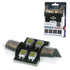 AERPRO SMD91W 4X SUPER SMD LED 28MM FESTOON INTERIOR GLOBE WHITE