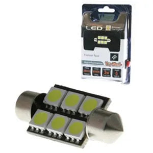 Aerpro SMD93G 6X Super SMD LED 36mm Festoon Interior Globe Green