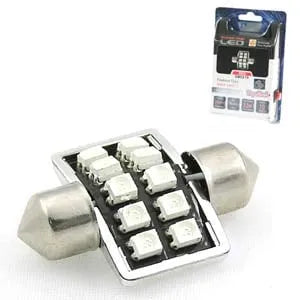 Aerpro SMD97R 10X Super SMD LED 31mm Festoon Interior Globe Red
