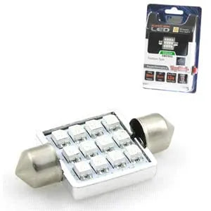 Aerpro SMD98G 12X Super SMD LED 36mm Festoon Interior Globe Green