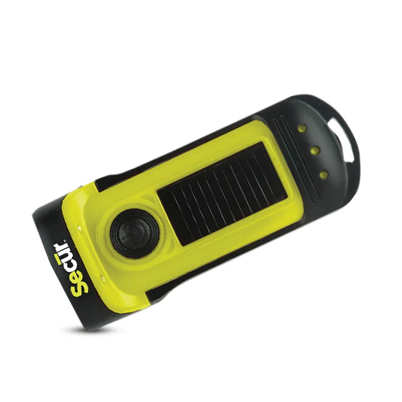 Secur SP-1002 Waterproof Solar Dynamo LED Flashlight