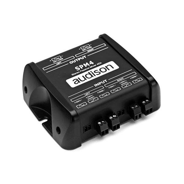 Audison SPM4 50W 4-Channel Stereo Passive Mixer