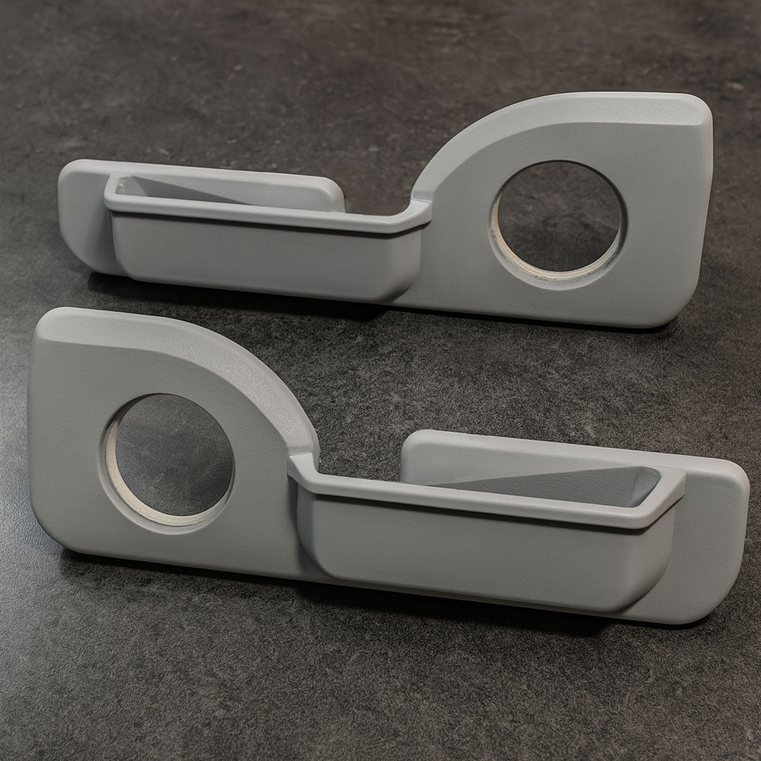 Cruiser Consoles Pair of Front Speaker Pods 6.5 Inch Grey | SPOD7065GREY