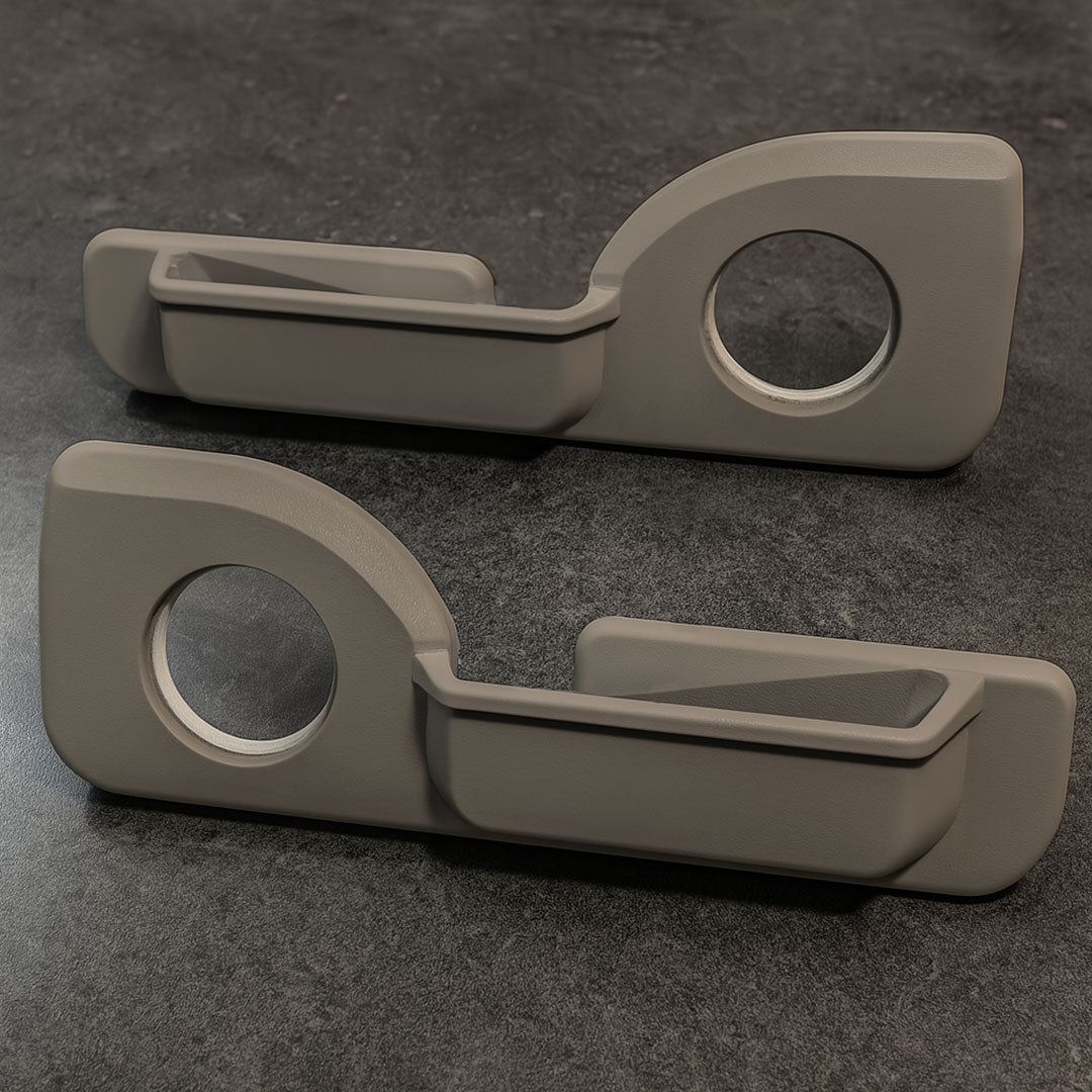 Cruiser Consoles Pair of Front Speaker Pods 6.5 Inch Tan/Beige| SPOD7065TANBEIGE