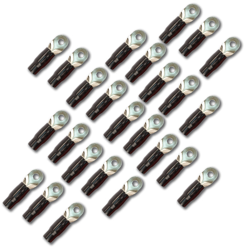 Stinger SPT5101B 25 Pack PRO 0/1GA 5/16" Black Ring Terminal