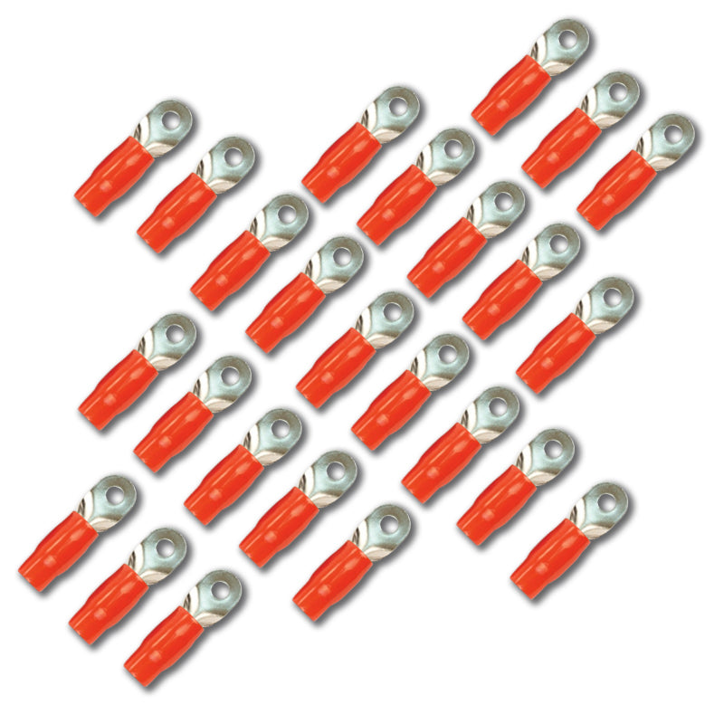 Stinger SPT5101R 25 Pack PRO 0/1GA 5/16" Red Ring Terminal
