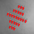 Stinger SPT5144R 25 Pack 4 Gauge 1/4″ Red Ring Terminal