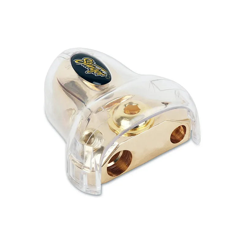 Stinger SPT85301 4GA/8GA Multi-Output Positive Negative Battery Terminal - Gold