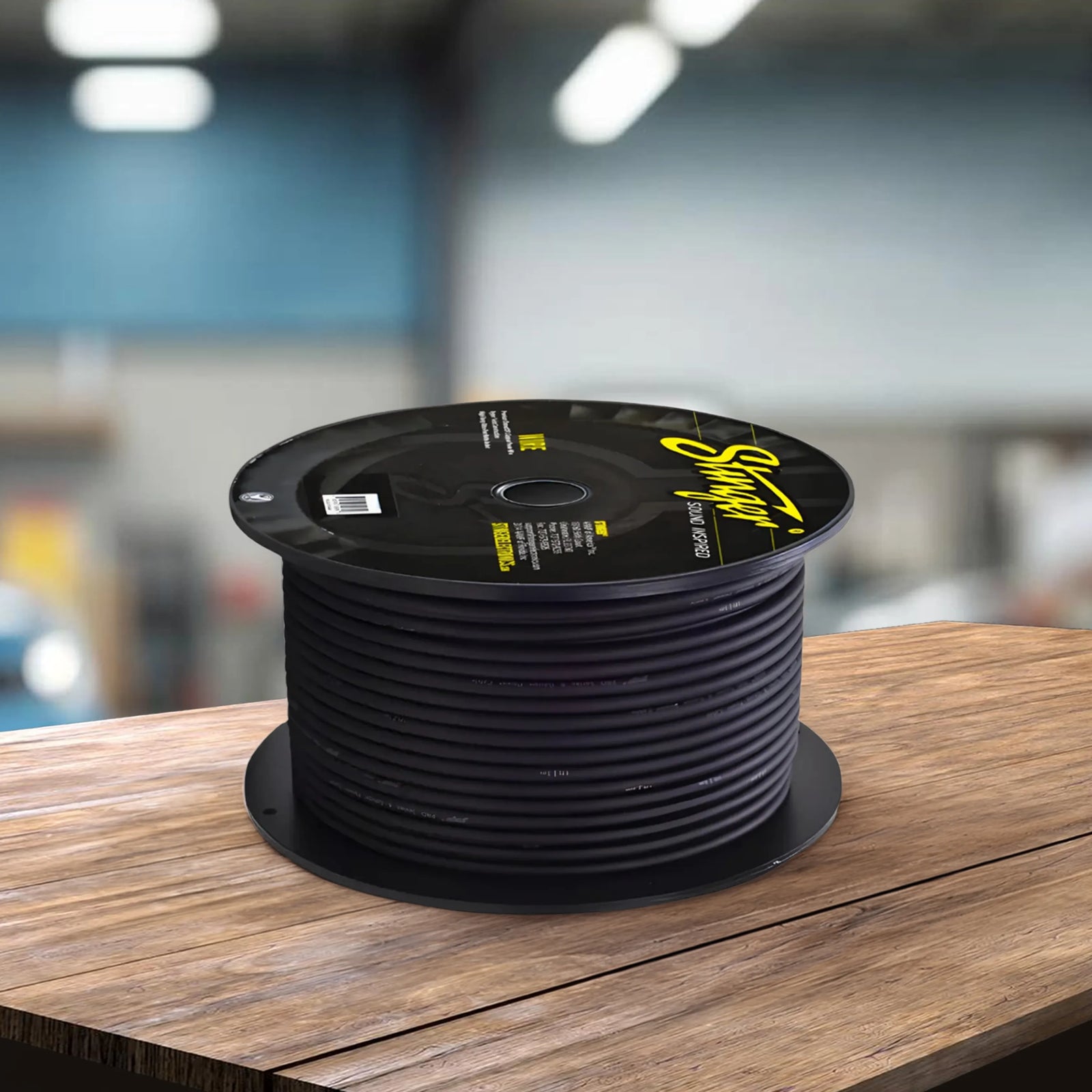 Stinger SPW18TB 76 Meter Roll 8GA Black Cable