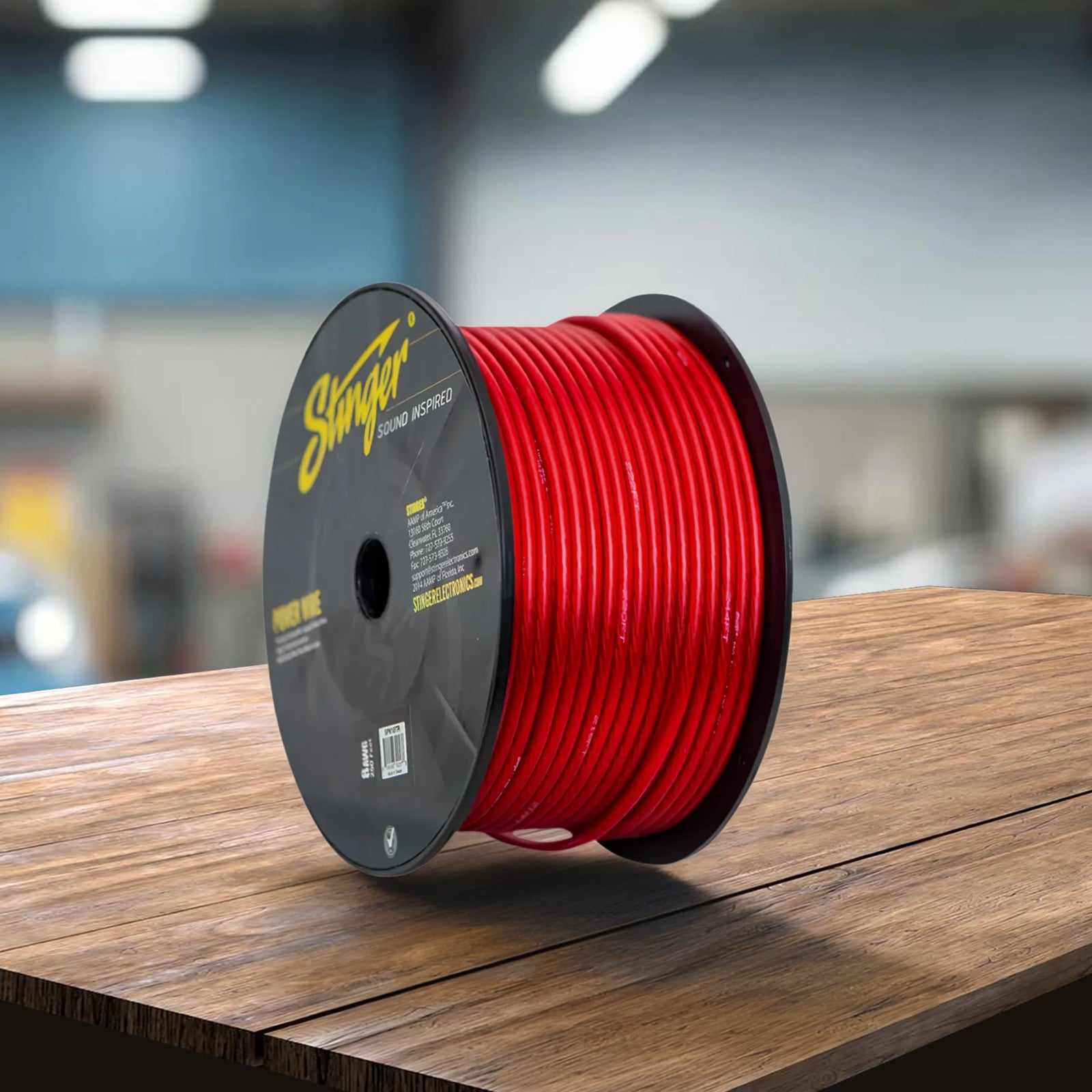 Stinger SPW18TR 76 Meter Roll 8GA Red Cable