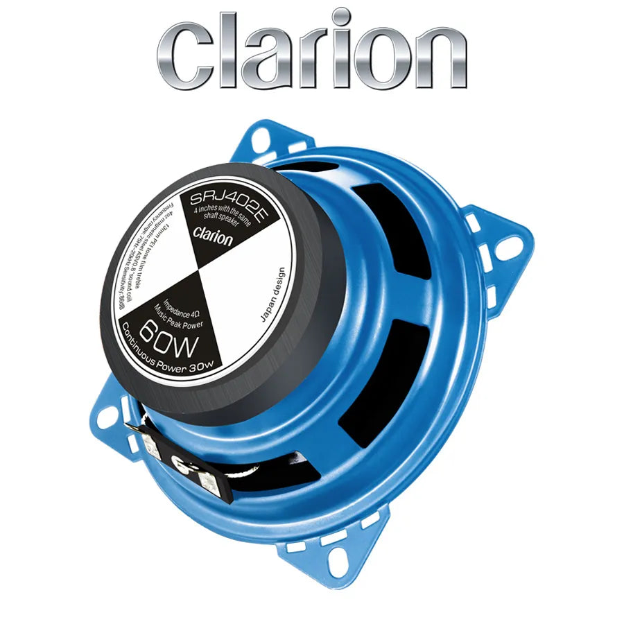 CLARION SRJ402E 4-Inch Coaxial Car Speakers