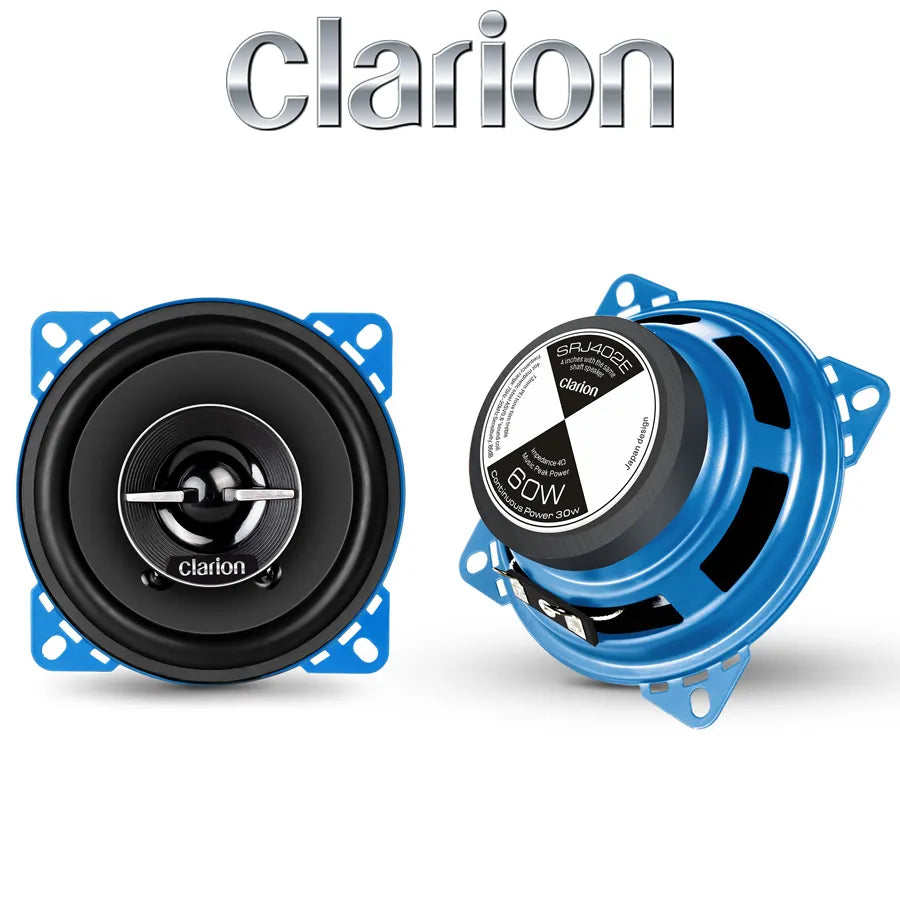 CLARION SRJ402E 4-Inch Coaxial Car Speakers