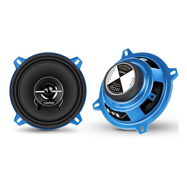 CLARION SRJ502E 5-Inch Coaxial Car Speakers - 60W Peak Power with 13mm PEI Tweeter for Versatile Speaker Applications
