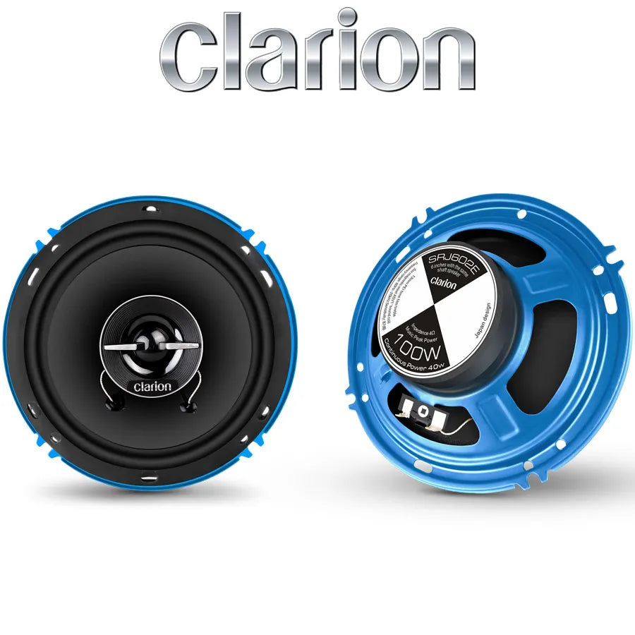 CLARION SRJ602E 6-Inch Coaxial Car Speakers