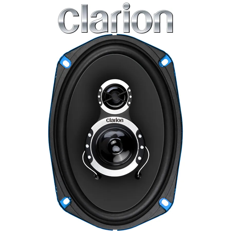 CLARION SRJ692E 6x9-Inch 3-Way Coaxial Car Speakers